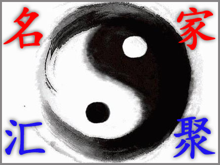 与中国易学名家合影