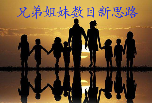 兄弟姐妹数目新思路