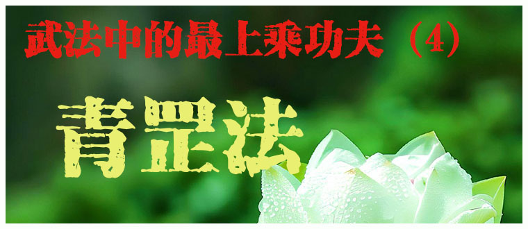 武法中的最上乘功夫（4）-------青罡法